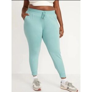 Old Navy Women's Size 4X Mid-Rise Vintage Street Jogger‎ Sweatpants Dusted Jade